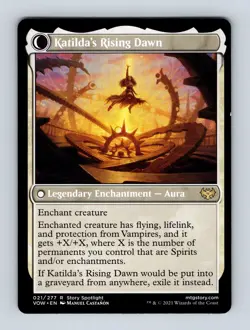 Katilda, Dawnhart Martyr Innistrad: Crimson Vow Non-Foil MTG LP - Image 2