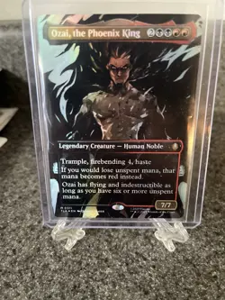 Magic The Gathering Avatar - Ozai The Phoenix King - M 0311 Foil Borderless - Image 1