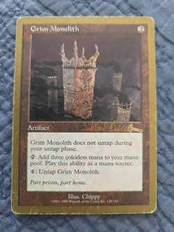 Grim Monolith - 1999 Kai Budde (ULG) World Championship Decks Regular - Image 1