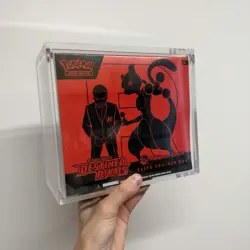 Pokemon ETB Elite Trainer Box Premium Acrylic Display Case ☀ UV + Protection - Image 1