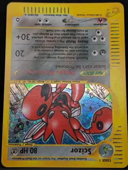 Scizor H21/H32 Aquapolis Holo Ultra Rare Pokemon TCG Nintendo e-reader LP+ - Image 4