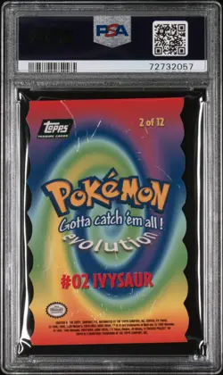 PSA 10 Ivysaur Topps Movie Die-Cut Edition POP 16 Pokemon 1999 Mint Rare - Image 2