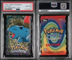 PSA 10 Ivysaur Topps Movie Die-Cut Edition POP 16 Pokemon 1999 Mint Rare - Image 3