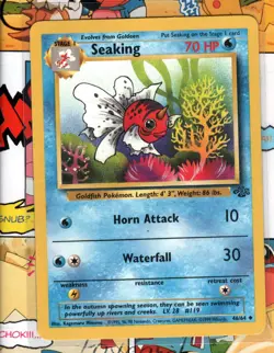 Pokemon TCG Seaking 46/64 - Jungle Set LP/NM - Image 1