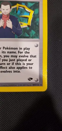 Pokemon Gym Challenge Giovanni Non Holo Rare 104/132 LP 104/132 - Image 4