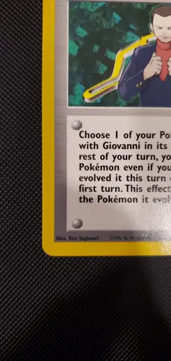 Pokemon Gym Challenge Giovanni Non Holo Rare 104/132 LP 104/132 - Image 5