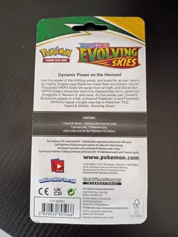 Pokemon TCG Evolving Skies Checklane Blister Pack with Eevee Promo SEALED - Image 2