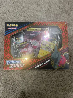 Pokemon TCG Crown Zenith Collection Regidrago V Box Factory Sealed - Image 1