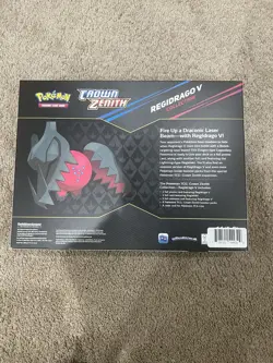 Pokemon TCG Crown Zenith Collection Regidrago V Box Factory Sealed - Image 2