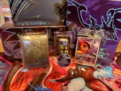 Phantasmal Flames ETB Box + accessories + Factory Sealed Promo NO PACKS Pokemon - Image 1