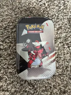 Pokemon TCG S&V Black Bolt And White Flare Unova Mini Tin Sealed Krookodile & Ex - Image 1
