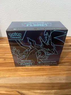 Phantasmal Flames Pokemon Center Elite Trainer Box ETB Sealed - Image 1