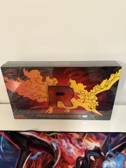 Pokemon TCG Team Rocket's Moltres ex Ultra Premium Collection UPC (SEALED) - Image 1