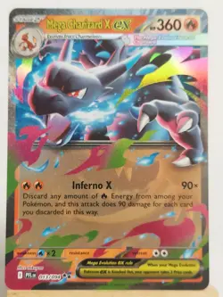 Pokemon TCG Double Rare Mega Charizard EX #013/094 Phantasmal Flames - Image 1