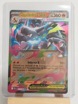 Pokemon TCG Double Rare Mega Charizard EX #013/094 Phantasmal Flames - Image 2