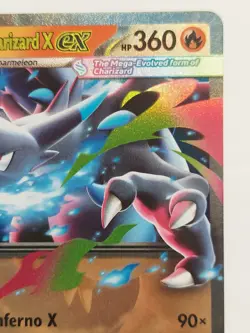 Pokemon TCG Double Rare Mega Charizard EX #013/094 Phantasmal Flames - Image 5