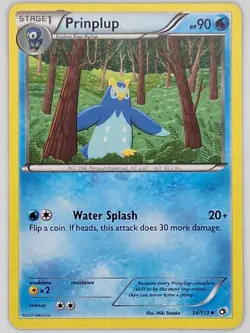 Prinplup 34/113 Pokemon - Black and White Legendary Treasures MP - Image 1
