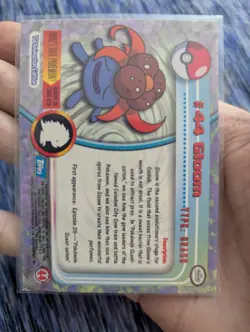 Pokemon Topps Rainbow Foil Gloom 1st Print #44 - Image 4