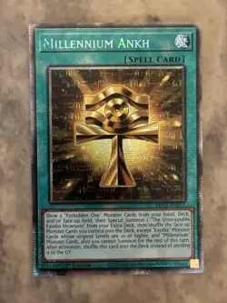 Yugioh! TCG - Millennium Ankh - Starlight Rare - 2025 Mega-Pack - MP25-EN011 - Image 1