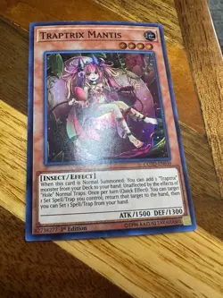 Traptrix Mantis COTD-EN030 1st Edition Super Rare PL + BONUS - Image 1