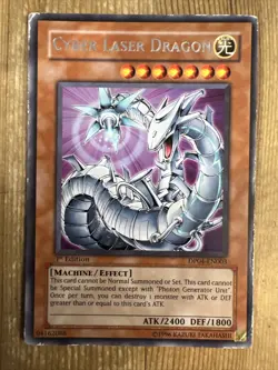 Yu-Gi-Oh! TCG Cyber Laser Dragon Duelist Pack 4: 1st Edition DP04-EN003 HP - Image 1