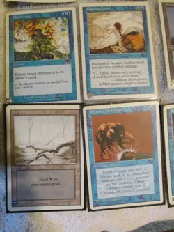 Mtg ALL Revised Lot 20 cards Zombie Master Artifact Swamp Gaseous Form Boomerang - Image 4