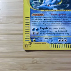 Pokemon Kingdra TCG Holo Rare Card Aquapolis H14/H32 Rare Pokemon 2002 MP - Image 2