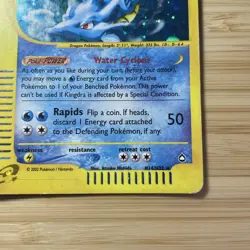 Pokemon Kingdra TCG Holo Rare Card Aquapolis H14/H32 Rare Pokemon 2002 MP - Image 3
