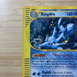 Pokemon Kingdra TCG Holo Rare Card Aquapolis H14/H32 Rare Pokemon 2002 MP - Image 5