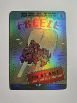MTG Brain Freeze Secret Lair Drop Series Foil Card Nm - Image 1