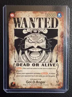 Gol.D.Roger WANTED SP Alt Art OP09-118 SEC Carrying on His Will Card English - Image 1