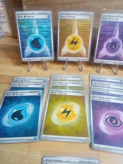 25 Holo Energy Cards Pokemon Lot - Image 3