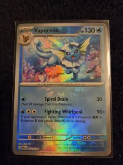 Pokemon Tcg Prismatic Masterball Card Lot With Vaporeon & More. READ DESCRIPTION - Image 2
