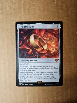 The One Ring, Lord of the Rings Tales of Middle Earth Magic MTG Card - Image 2