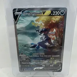 Hisuian Samurott V GG51/GG70 Ultra Rare Crown Zenith Pokemon Card NM - Image 1
