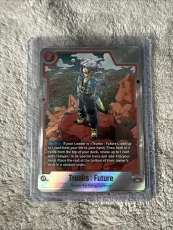 Trunks : Future SB02-010 Alternate Art Manga Booster 02 Dragon Ball Card English - Image 2