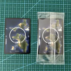 Life TCG 1st Edition Non-Holo 0/100 Earth & Sealed Non- Holo 101/100 Human Card - Image 2