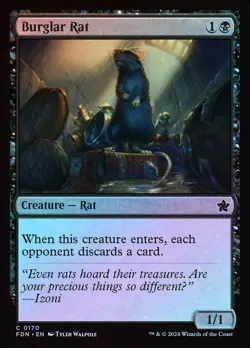 Burglar Rat - Foil - MTG Cards Shop - Image 1