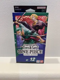 One Piece Card Game TCG Zoro and Sanji ST-12 Starter Deck English New - Image 1