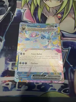 Pokemon TCG Prismatic Evolutions Glaceon EX Double Rare Holo Card 026/131 - Image 1
