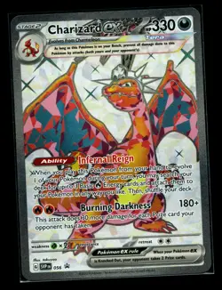Charizard EX SVP 056 Pokemon Scarlet Violet Promo Full Art Card Near Mint - Image 1