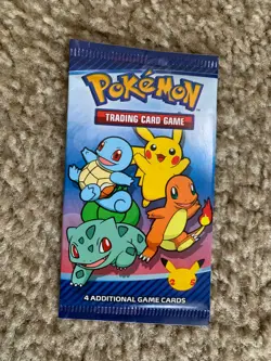24X Pokemon 25th Anniversary McDonalds Promo Sealed Booster Card Free Shipping! - Image 1