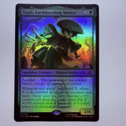 Magic The Gathering Mtg Foil Toph, Earthbending Master Mythic Avatar Near Mint - Image 1