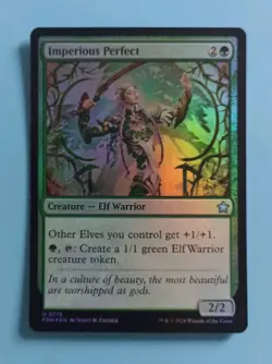 MTG - Imperious Perfect - FOIL - Magic The Gathering Foundations - Fast Despatch - Image 1
