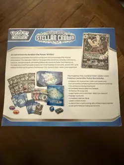 Stellar Crown Pokemon Center Etb Sealed - Image 2