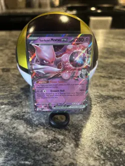 Team Rocket's Mewtwo ex 081/182 Sv10: Destined Rivals Holo Double Rare Pokemon - Image 1
