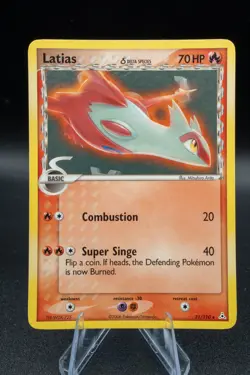 Latias 21/110 Holo Holon Phantoms Delta Species Pokemon Card TCG - LP Light Play - Image 1