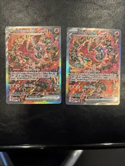 2x ORICORIO EX 024 Phantasmal Flames UPC Promo Pokemon Card - Image 1