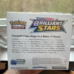 Pokemon TCG Sword & Shield Brilliant Stars Booster Box Factory Sealed (36 Packs) - Image 3