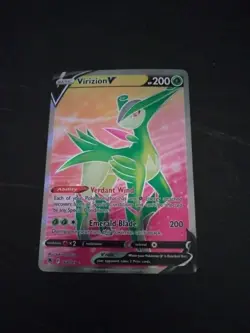 Pokemon Astral Radiance Virizion V Full Art Ultra Rare Holo 164/189 - Image 1